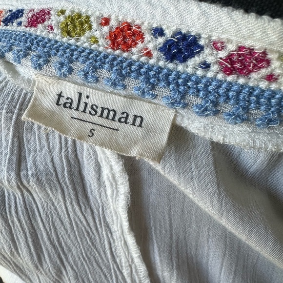 Carnival Embroidered Detail Bolero Jacket  by Talisman the Label White S - Picture 8 of 9